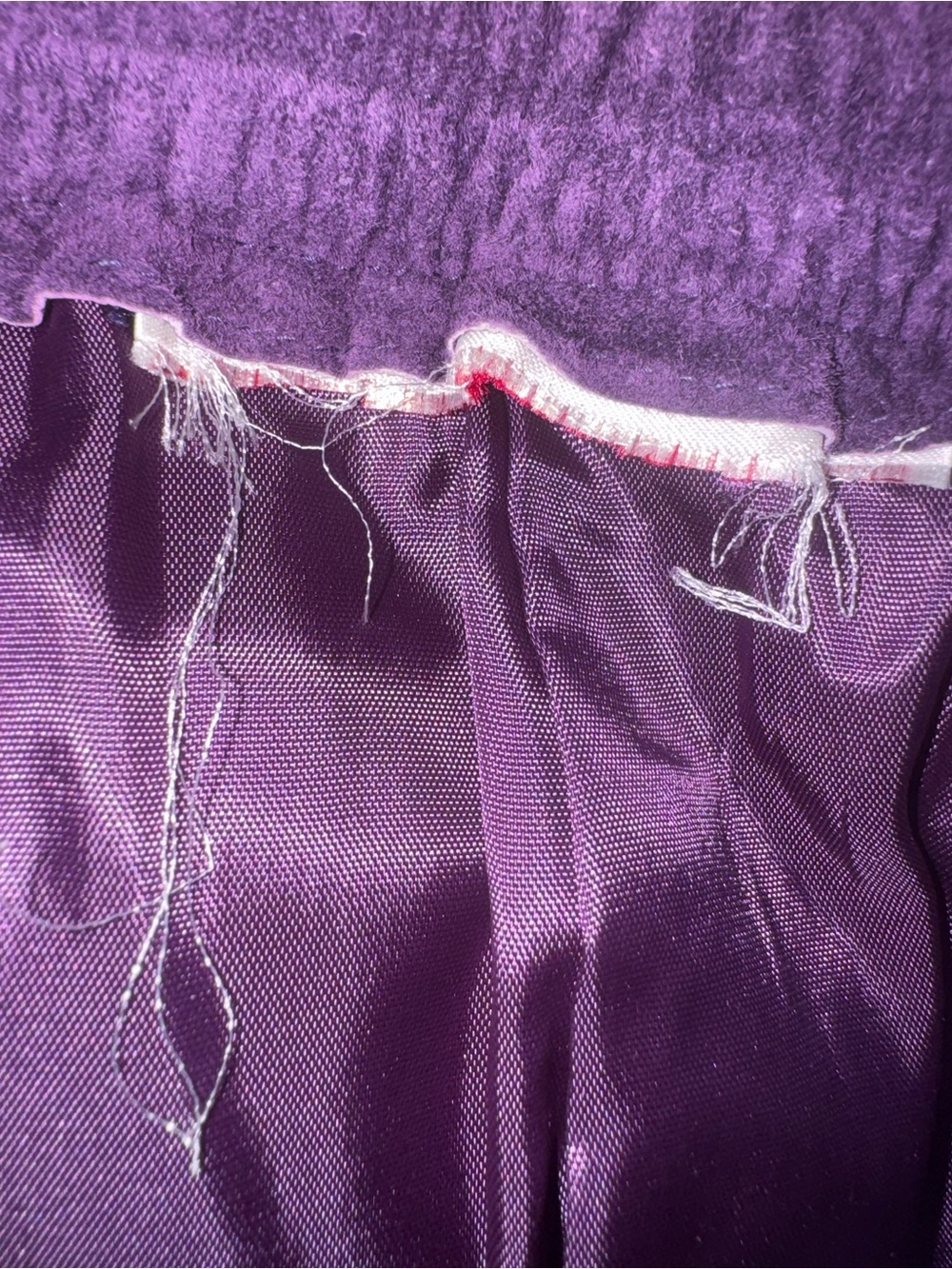 Amazingπ¦βοΈ Purple vintage Suede A-Line Skirt - Picture 3 of 7